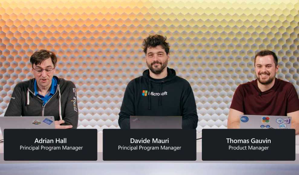 Picture of Microsoft Build session on GraphQL and Database Connections